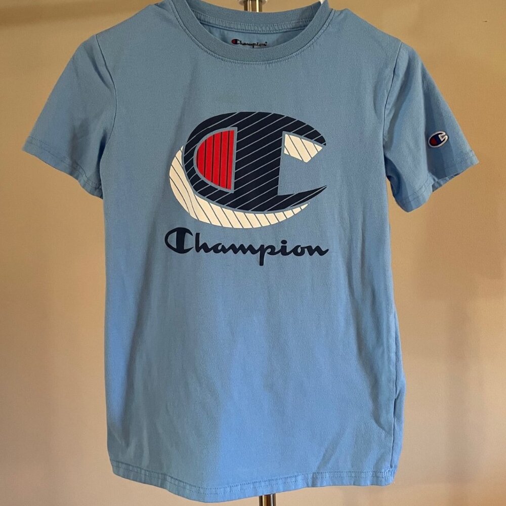 Boy's Champion Short Sleeve T-Shirt Size L Pre-owned